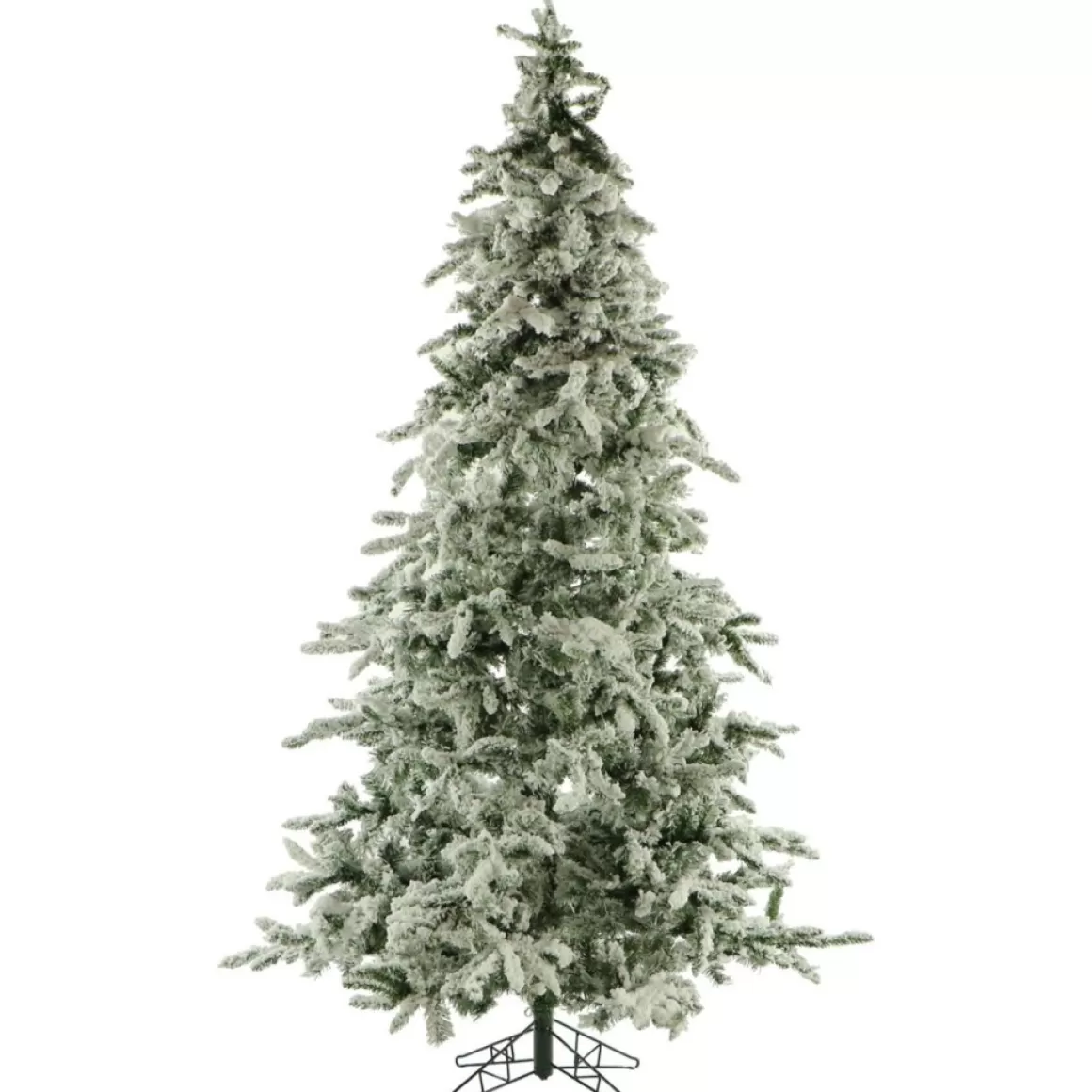 Fraiser Hill Farms 9-Ft. Flocked Mountain Pine Christmas Tree