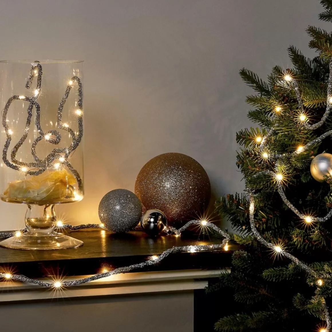 Alison at Home Set Of Three 6.5' Glitter Rope Lights