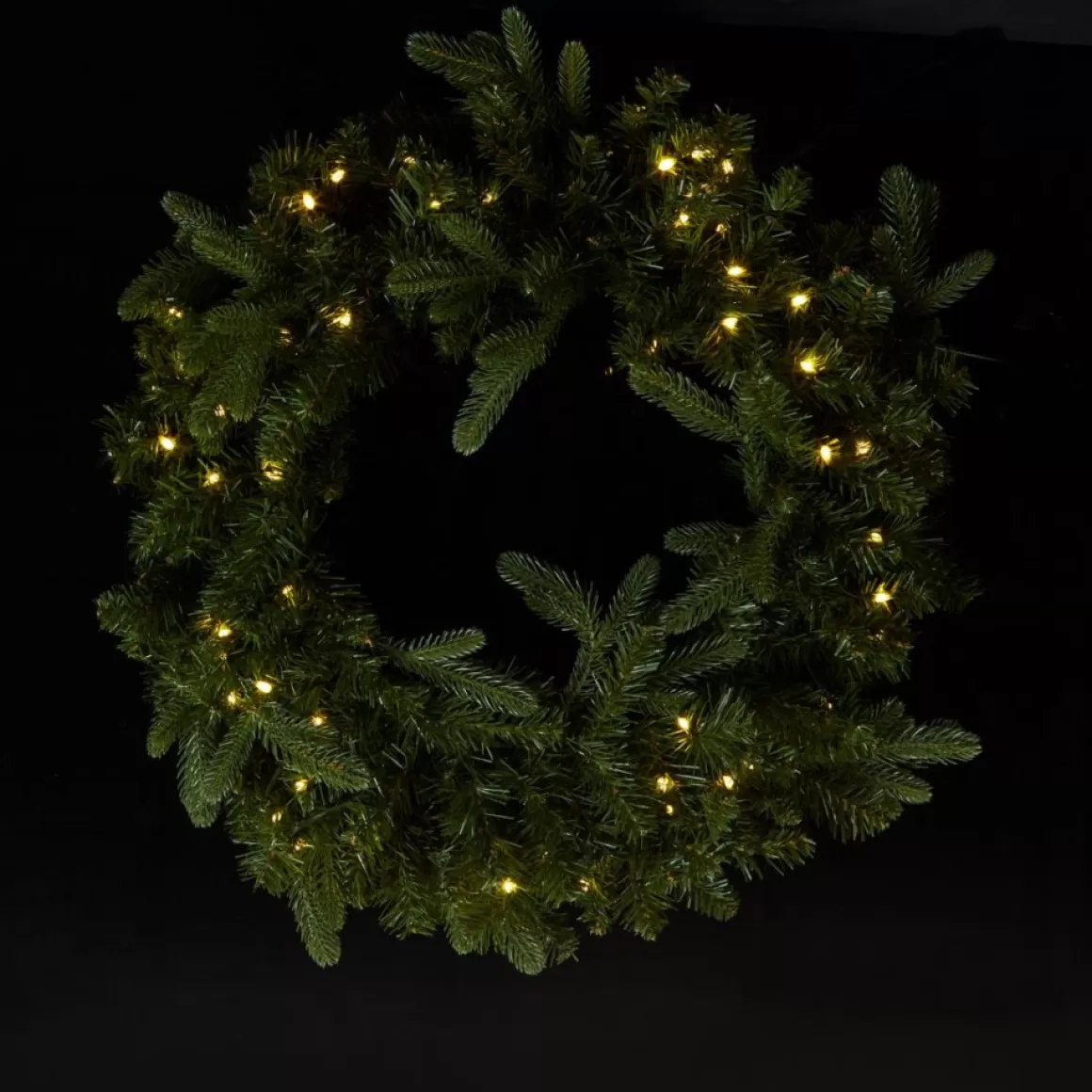 American Tree & Wreath™ American Tree 24" Wreath With 60 Led Fairy Lights