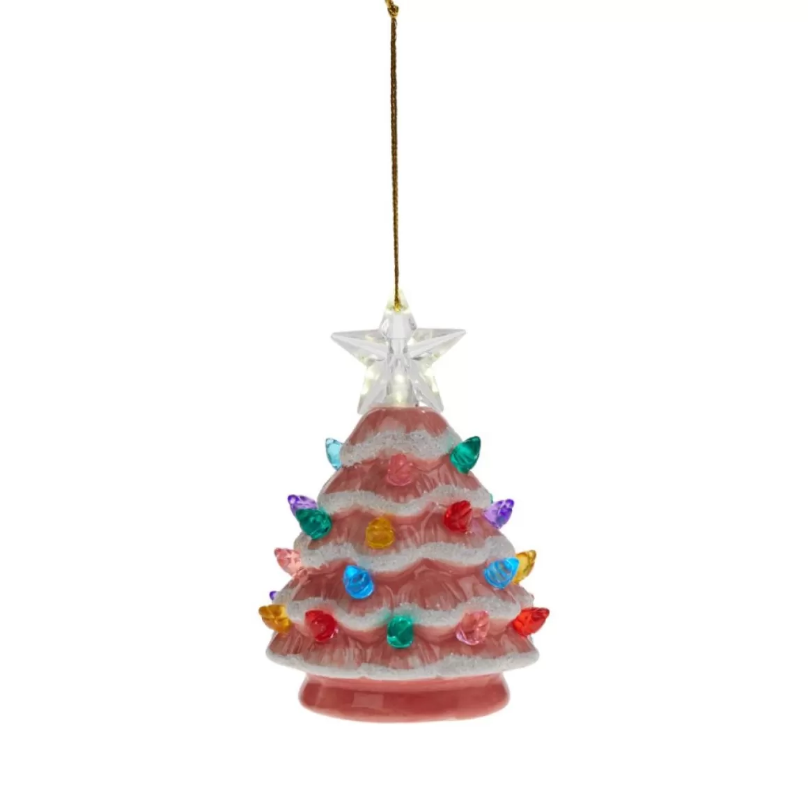 Mr. Christmas As Is Set Of 3 Mini Snow-Tipped Nostalgic Trees With Timer