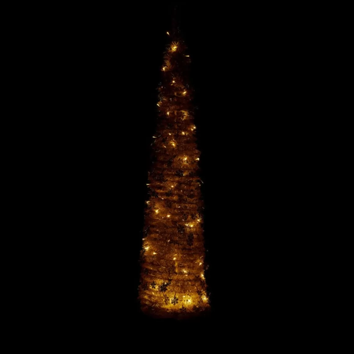 Winter Lane As Is 6' Illuminated Slim Tinsel Pop-Up Christmas Tree
