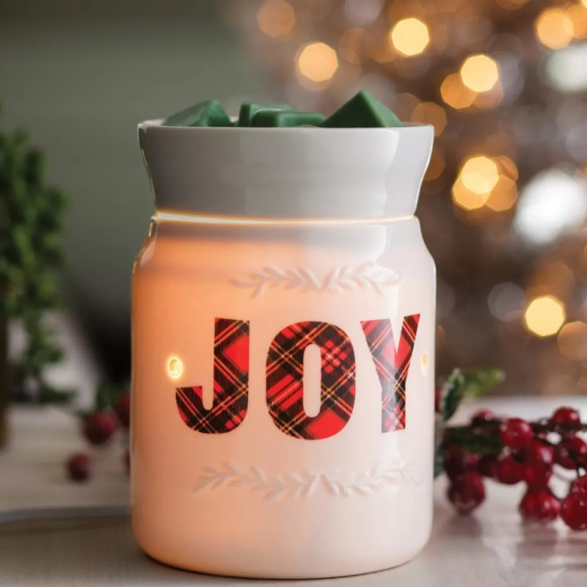 Candle Warmers Joy Wax Warmer With 2-Pack 2.5 Oz. Wax Melts