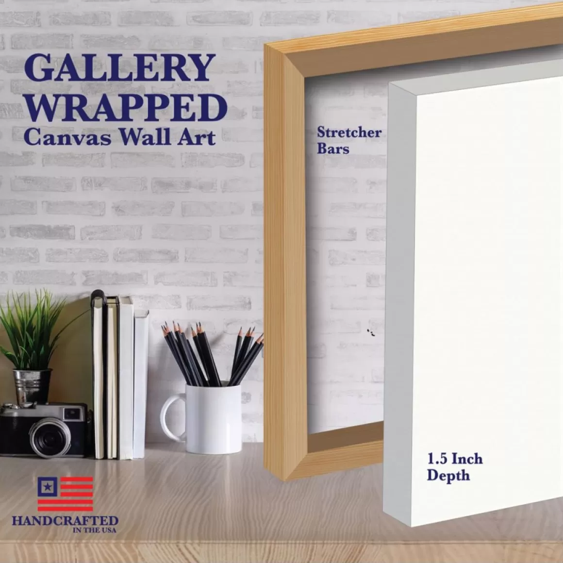 Courtside Market Canvas Wall Art - Winter Window, 12" X 18"