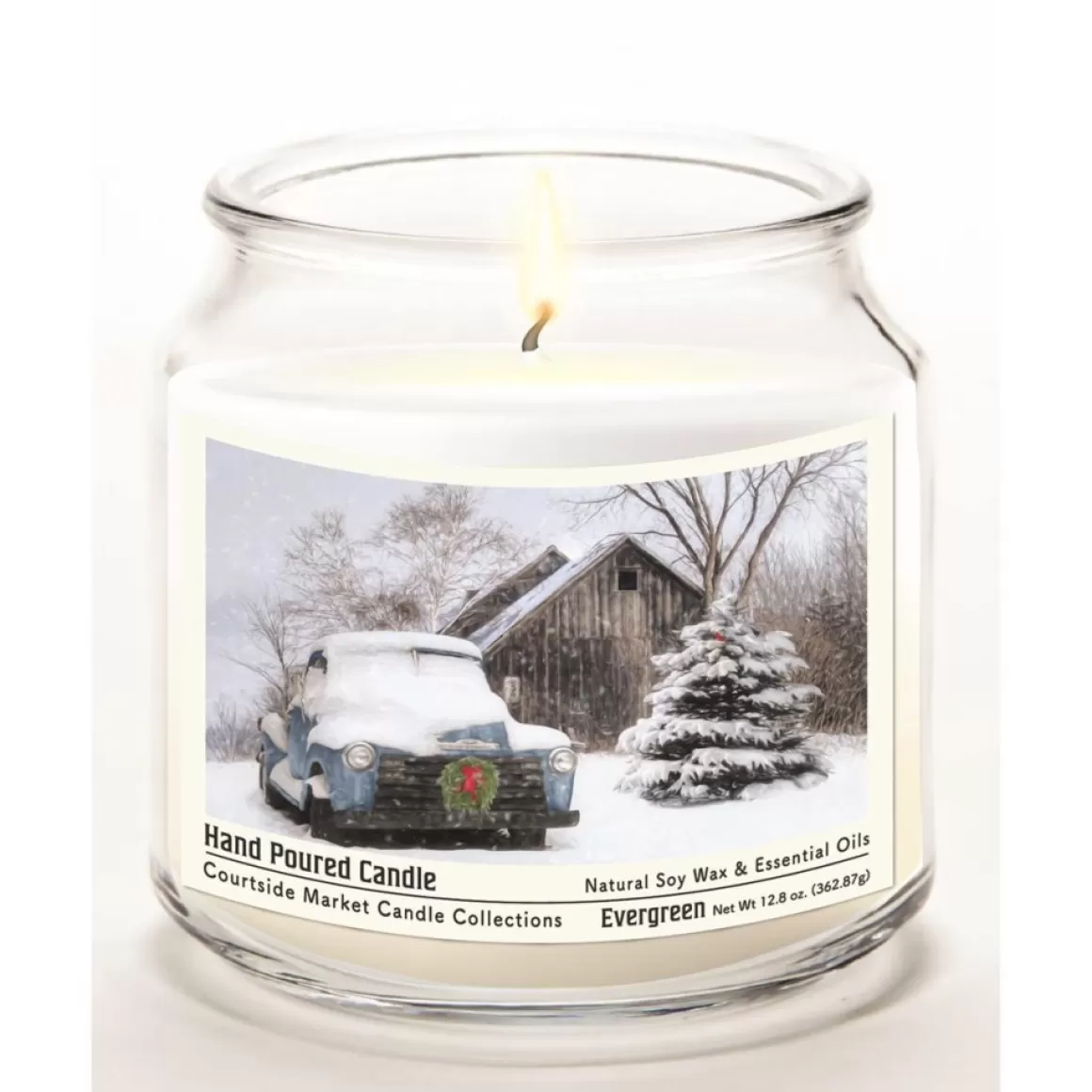 Courtside Market Christmas On The Farm Infused Wax Candle