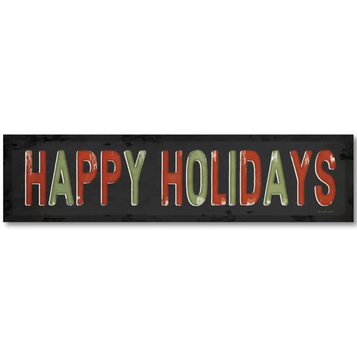 Courtside Market Happy Holiday 6"X24" Board Panel