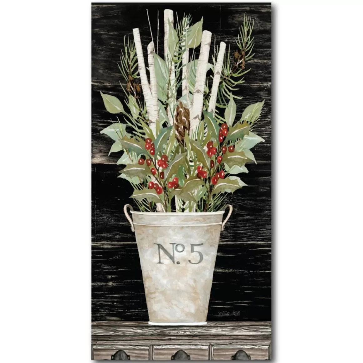 Courtside Market Holiday Greens I Canvas Wall Art