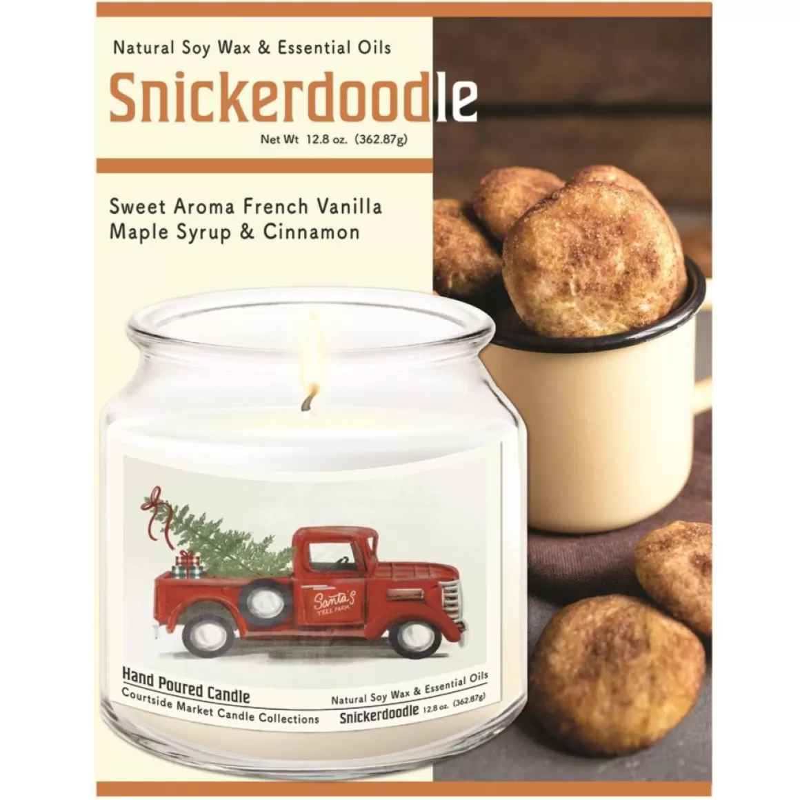 Courtside Market Santos Tree Farm Infused Soy Wax Candle With Lid