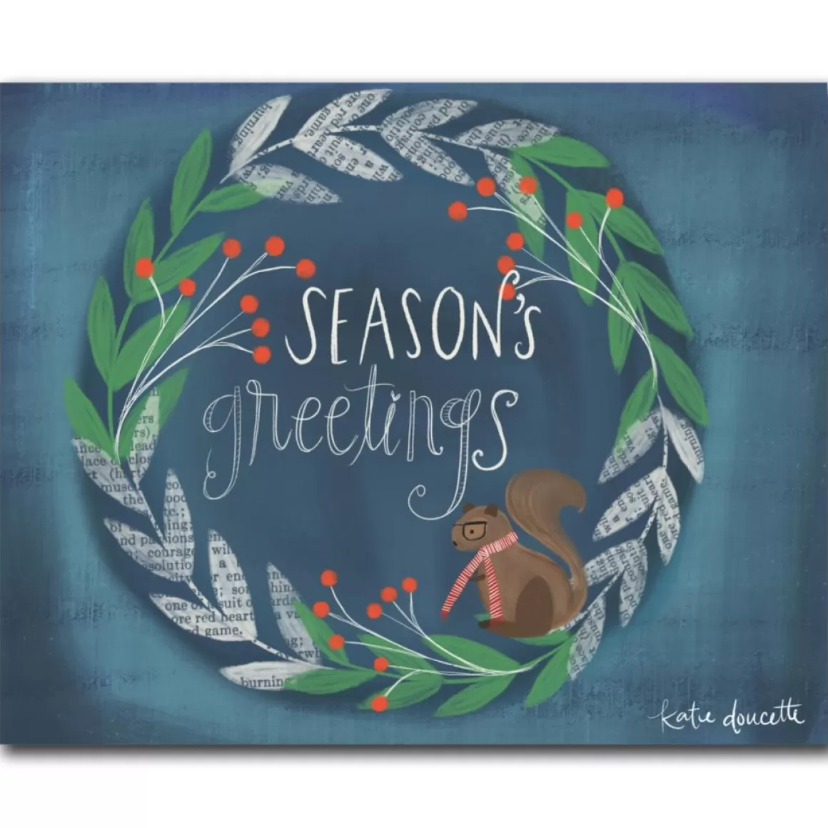 Courtside Market Seasons Greetings Canvas Wall Art