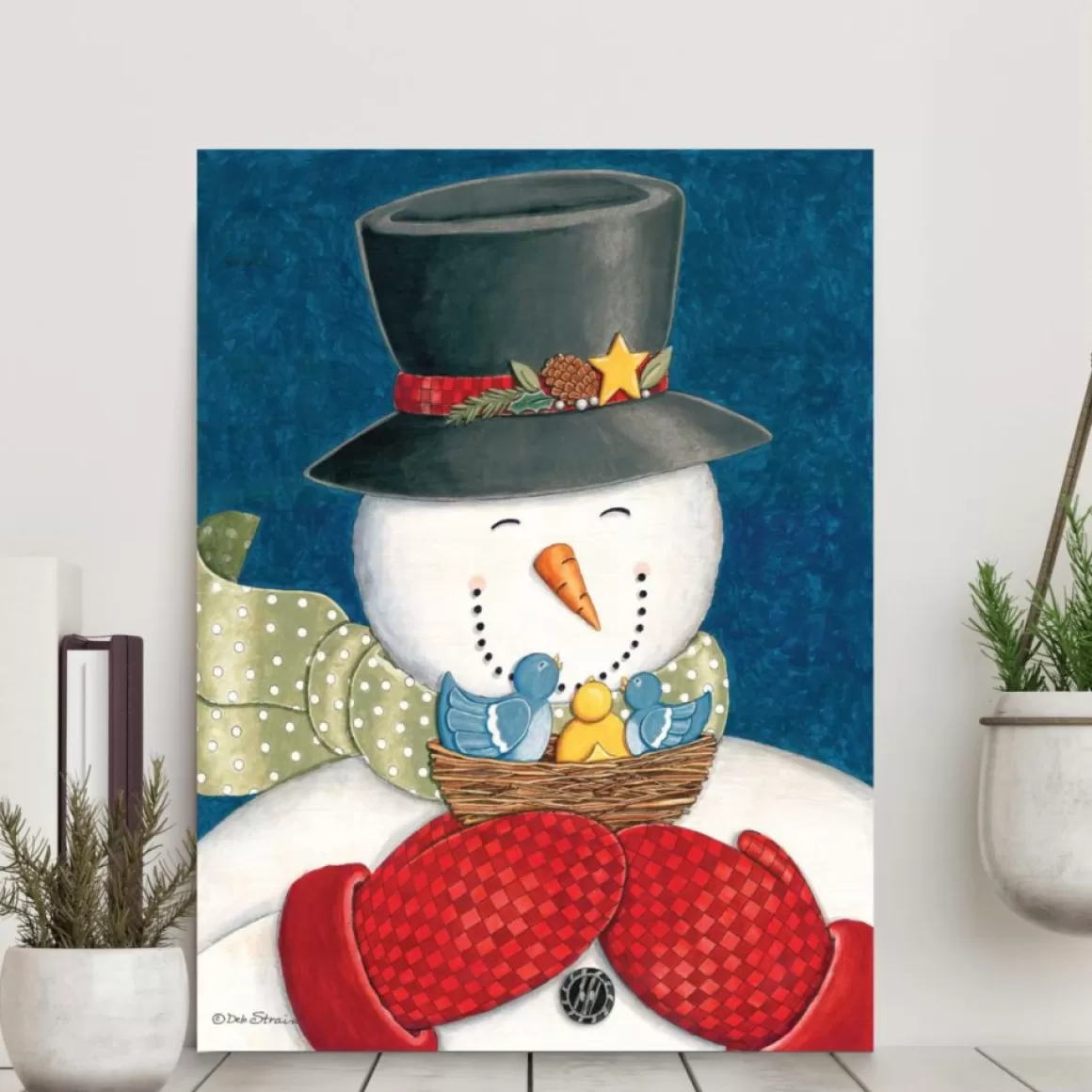 Courtside Market Snowman Ii Canvas Wall Art