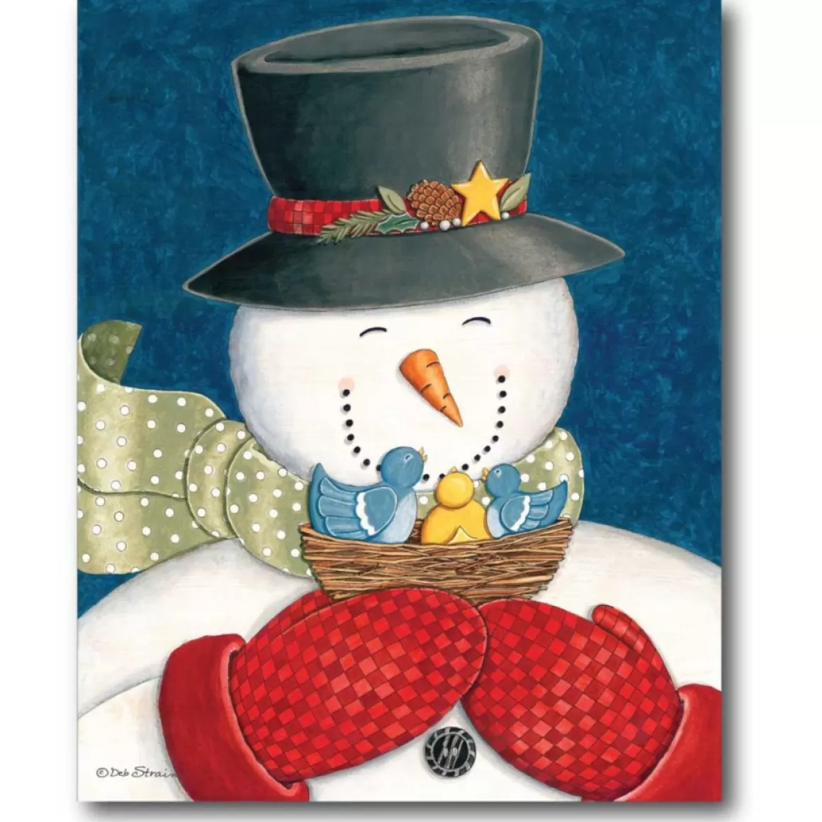 Courtside Market Snowman Ii Canvas Wall Art