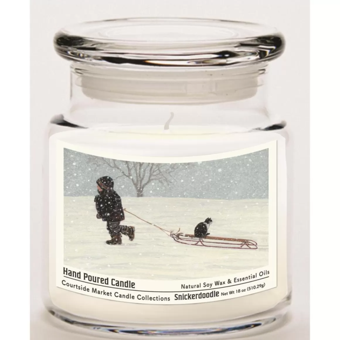 Courtside Market Soy Candle W/ Essential Oils + Glass Lid - All Aboard