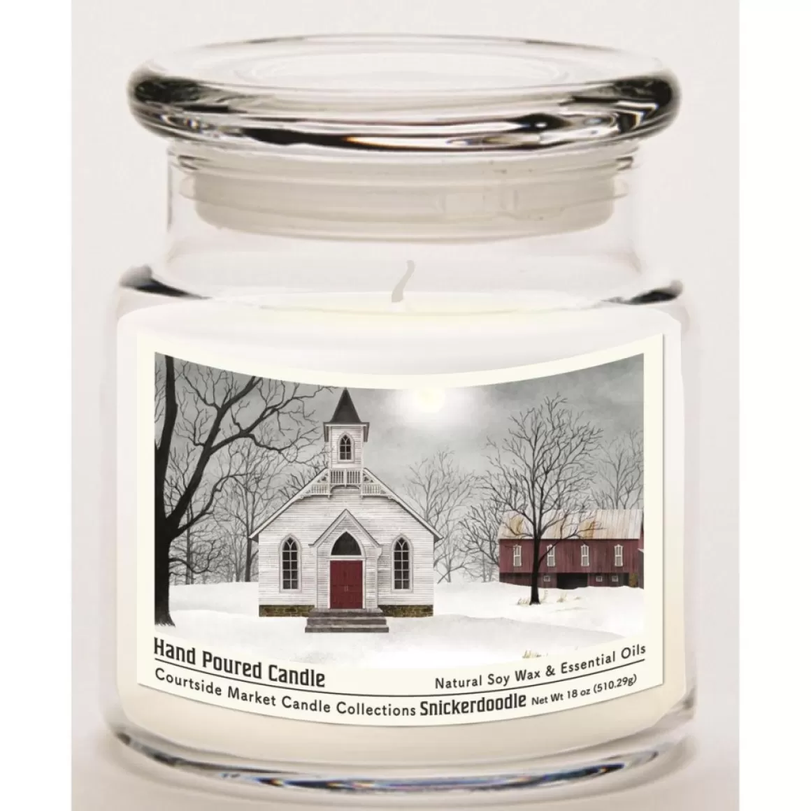 Courtside Market Soy Candle W/ Essential Oils + Lid - Love One Another