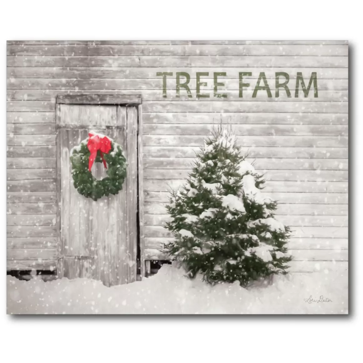 Courtside Market Tree Farm 30X40 Canvas Wall Art