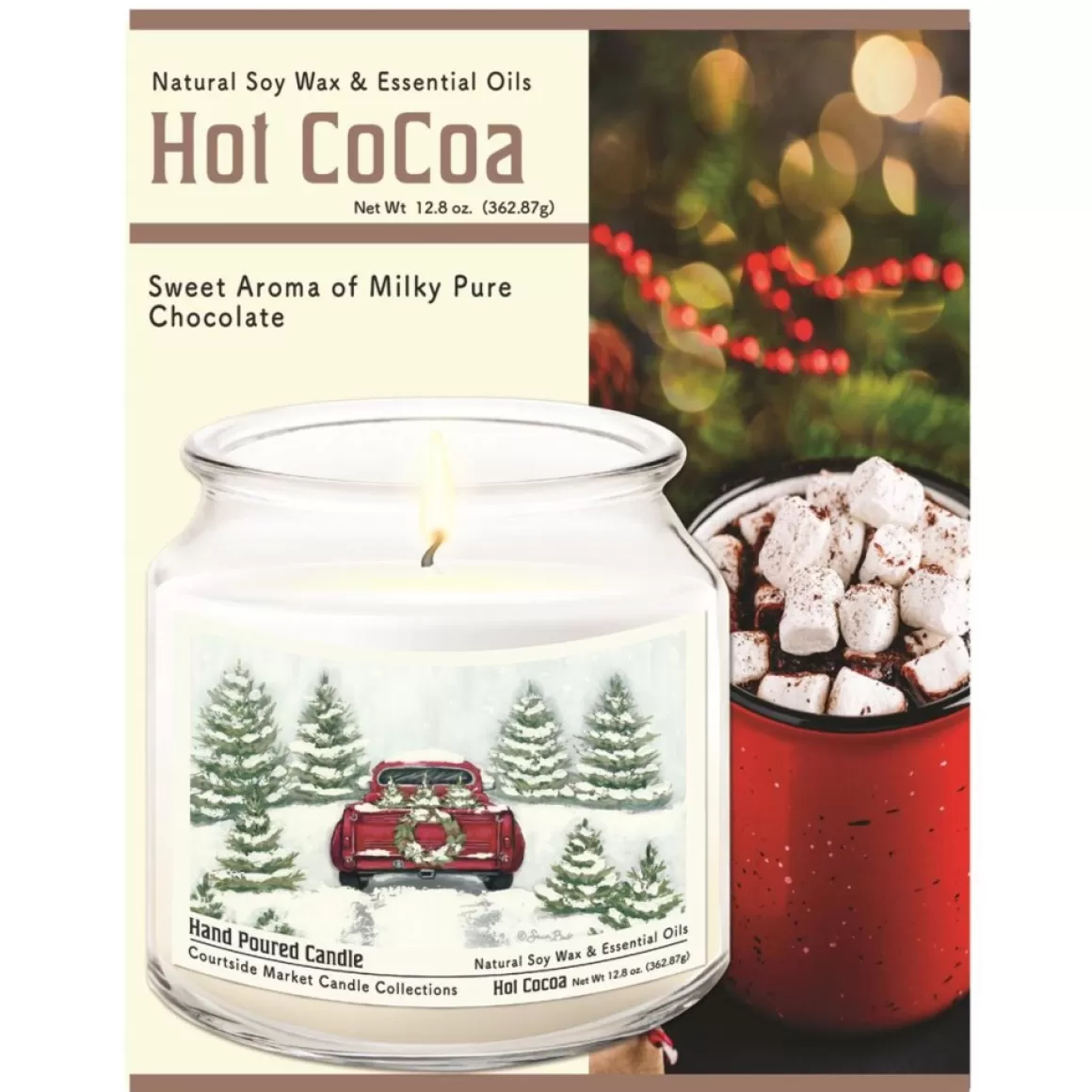 Courtside Market Tree Farm Tradition Ii Infused Soy Candle In Glass
