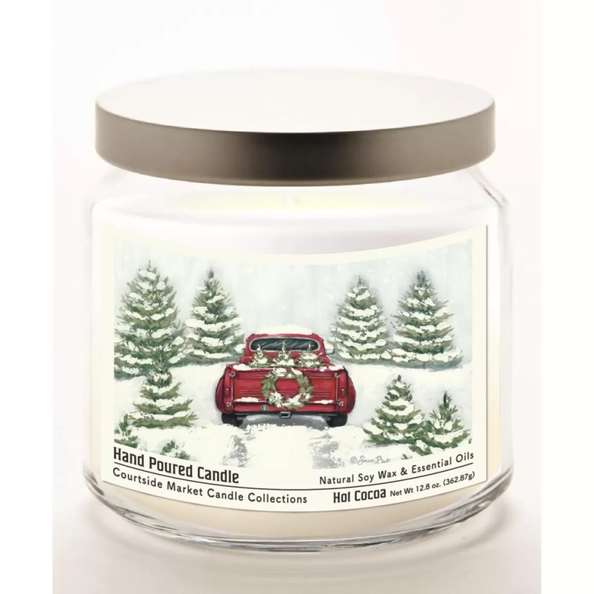 Courtside Market Tree Farm Tradition Ii Infused Soy Candle In Glass