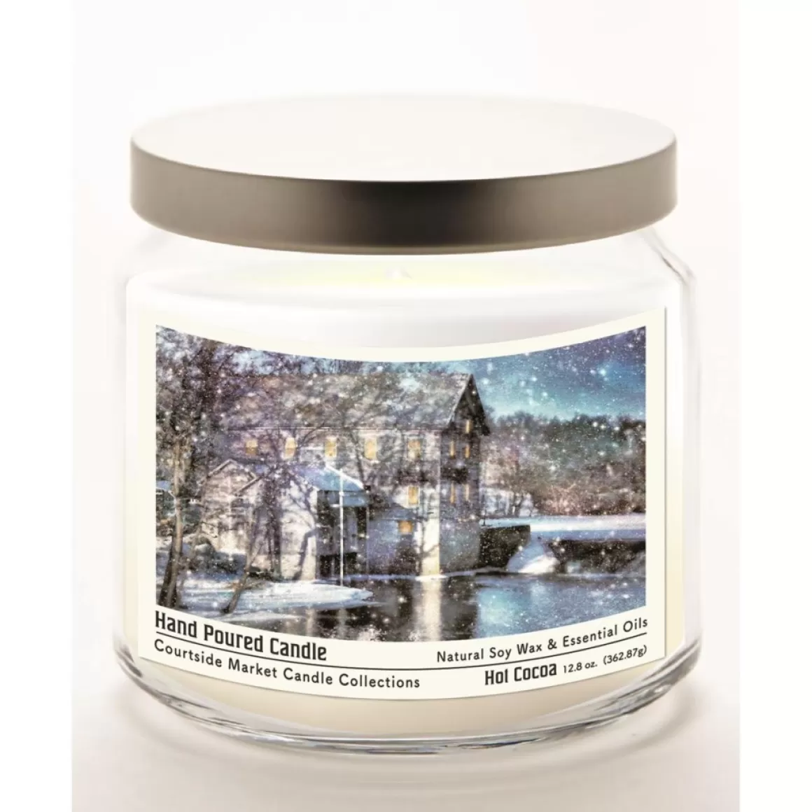 Courtside Market Winter Wonderland Infused Soy Candle In Glass Jar