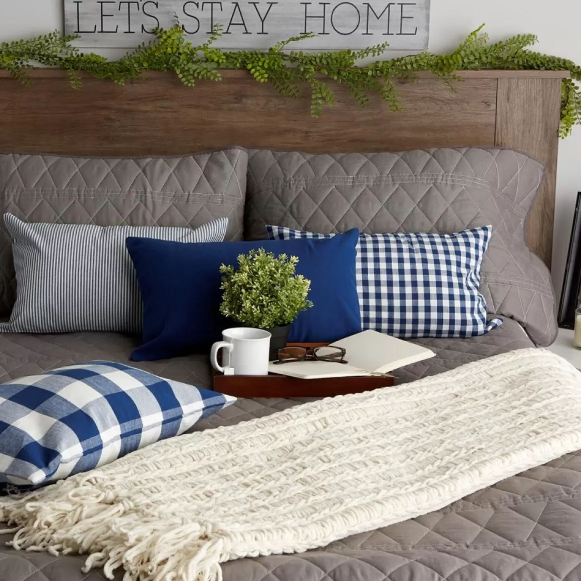 Design Imports Assorted Pillow Covers 12" X 20" Set Of 4