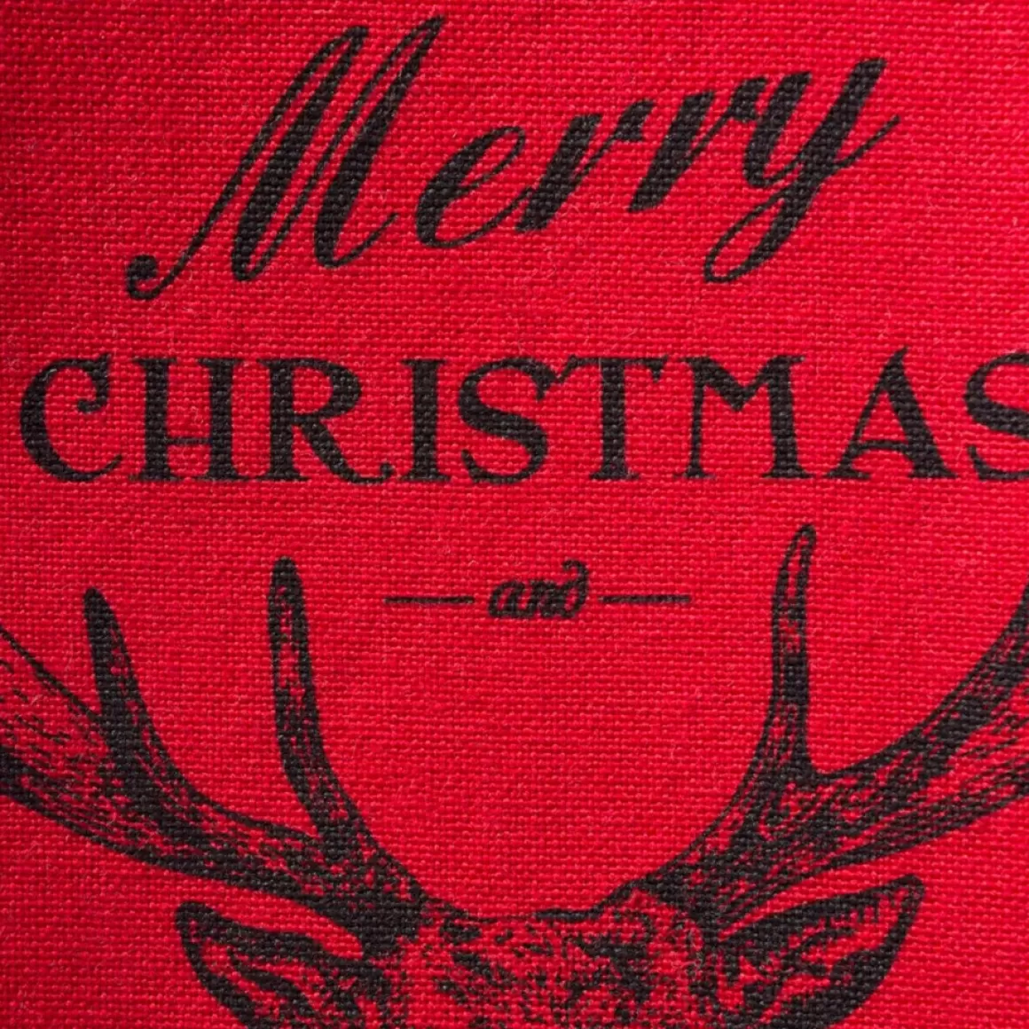 Design Imports Holiday Stag Christmas Print Kitchen Towel Set Of 3