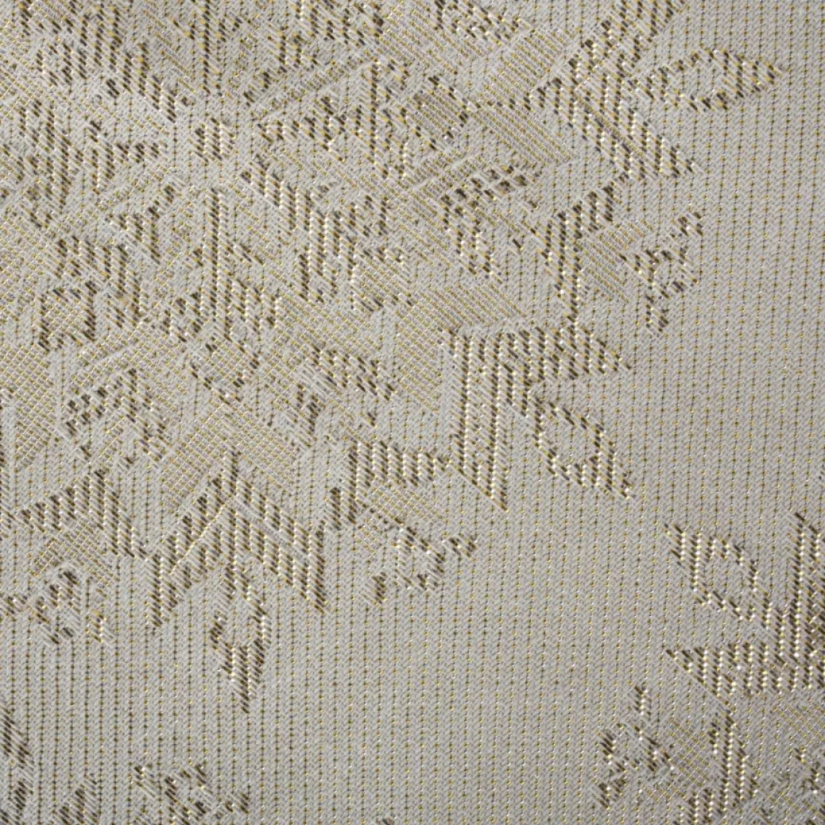 Design Imports Winter Sparkle Jacquard Metallic Square Table Topper