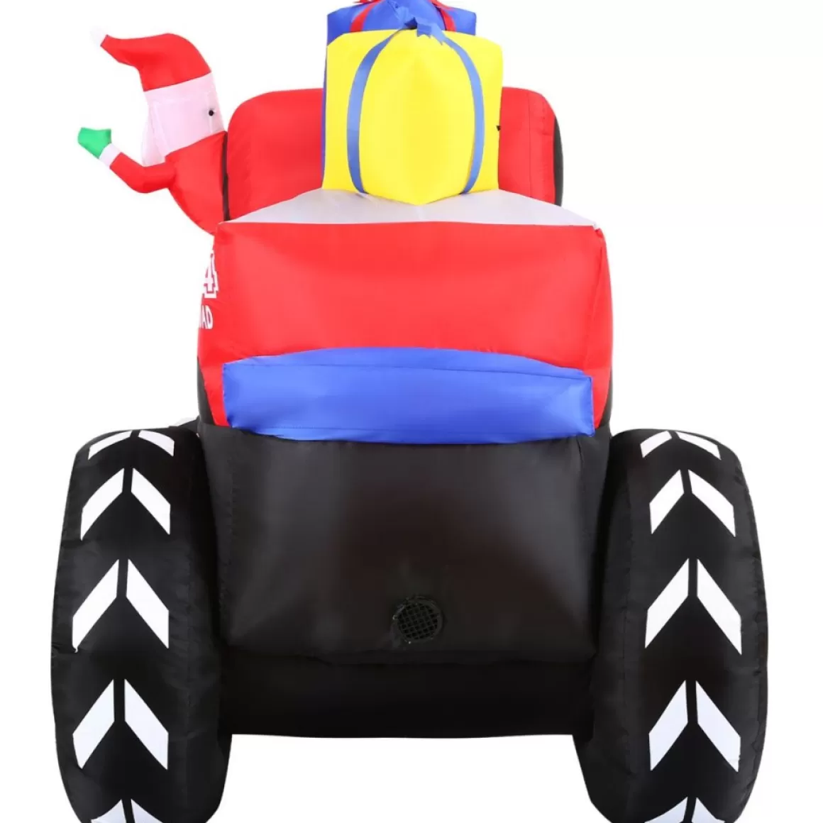 Fraser Hill Farm Fraser Hill 7-Ft. Wide Pre-Lit Inflatable Santa In Monster Truck