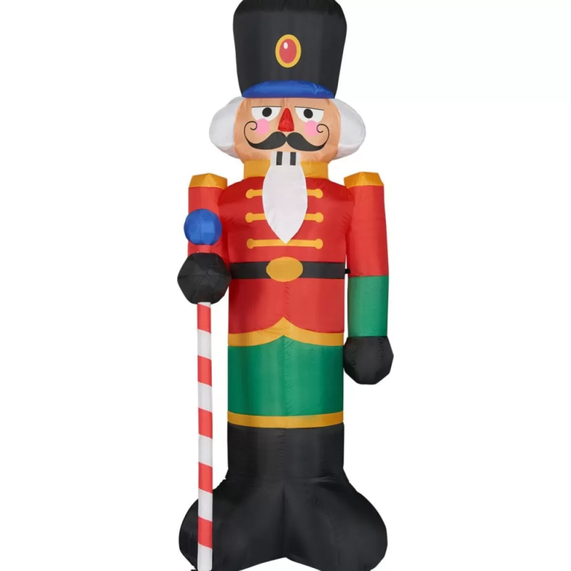 Fraser Hill Farm 10' Traditional Nutcracker Inflatable W Lights & Bag