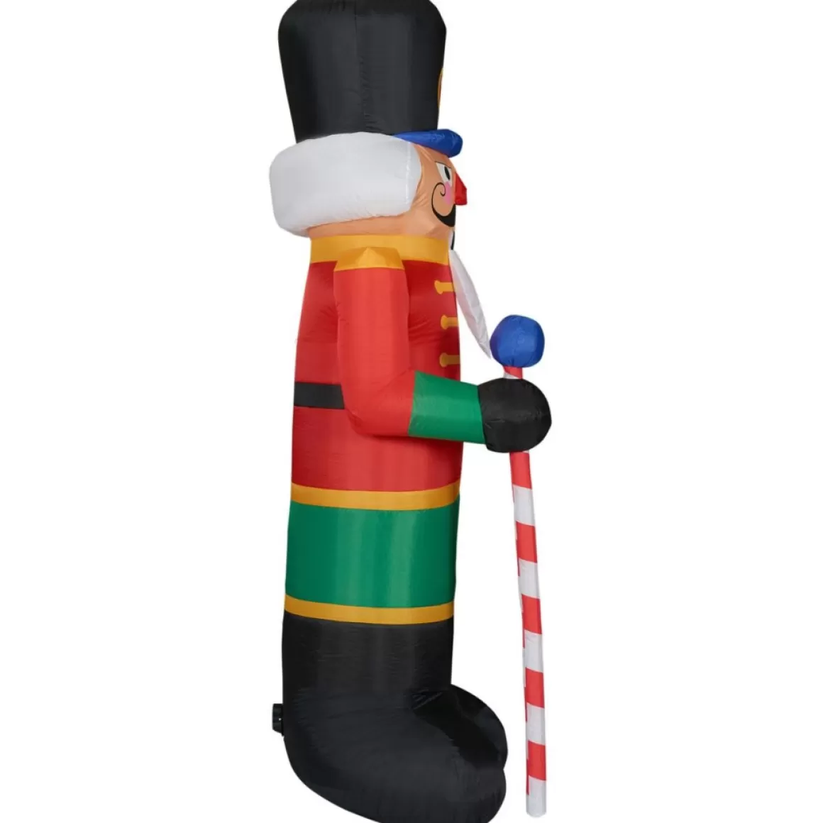 Fraser Hill Farm 10' Traditional Nutcracker Inflatable W Lights & Bag