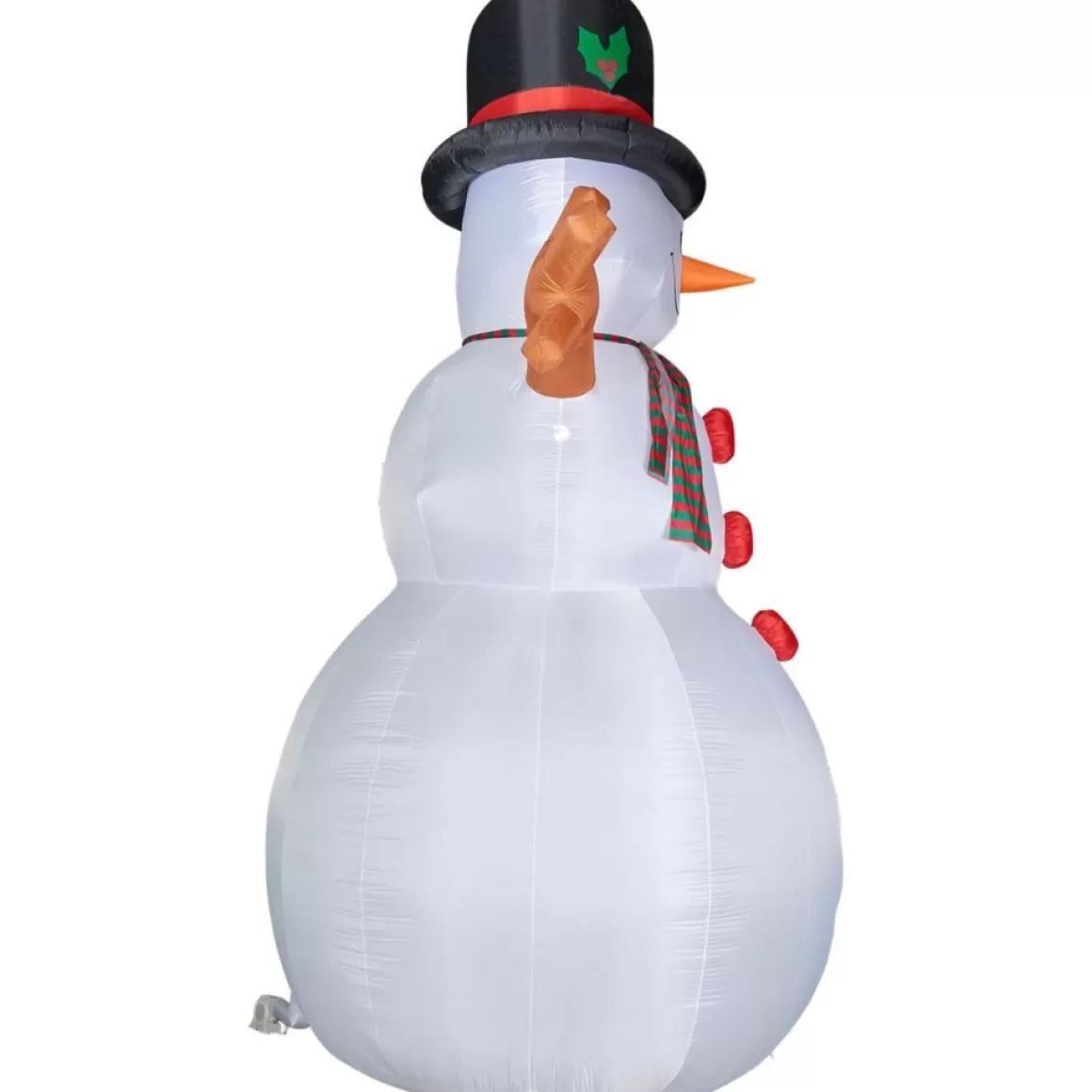 Fraser Hill Farm 20' Jolly Snowman Inflatable W Rgb Lights And Bag