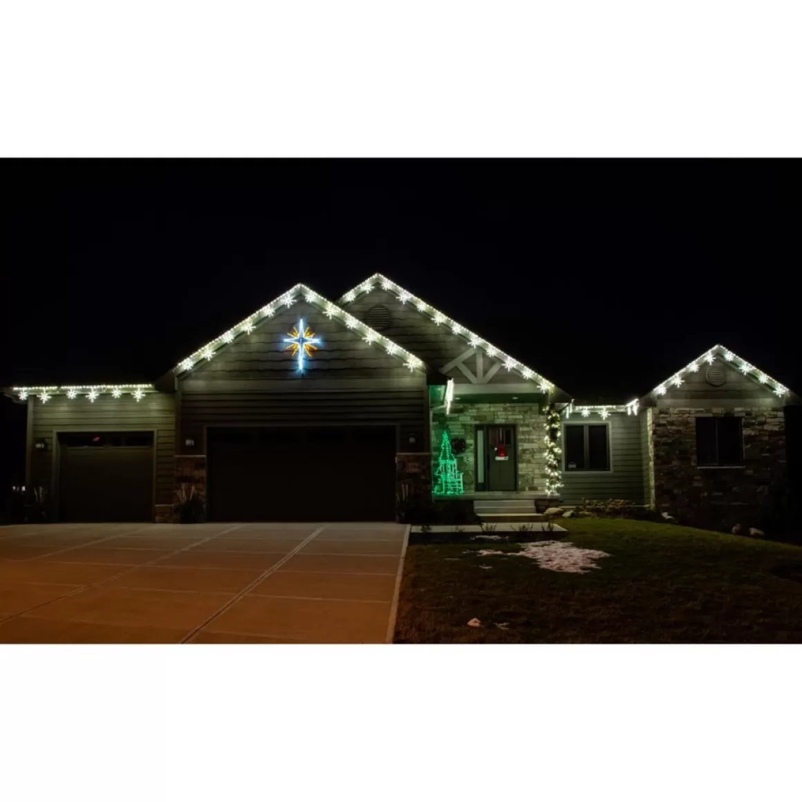 Fraser Hill Farm Christmas Giant Outdoor 4' Led Bethlehem Star
