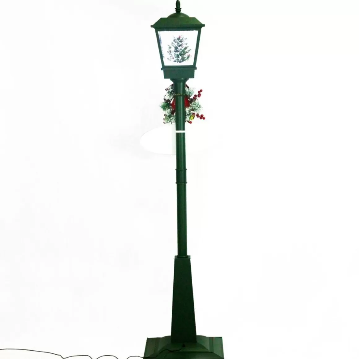 Fraser Hill Farm Let It Snow 71" Street Lamp W/ Tree & Signs Decor
