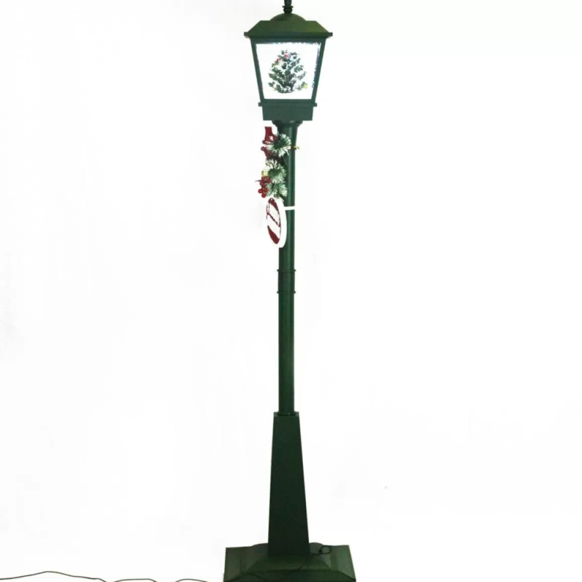 Fraser Hill Farm Let It Snow 71" Street Lamp W/ Tree & Signs Decor