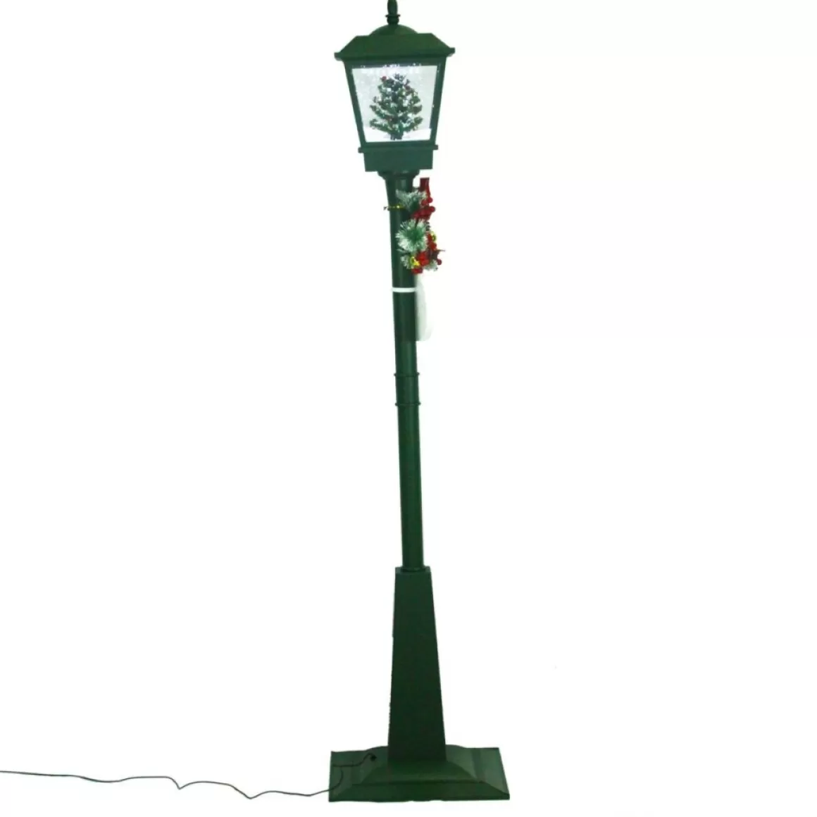 Fraser Hill Farm Let It Snow 71" Street Lamp W/ Tree & Signs Decor