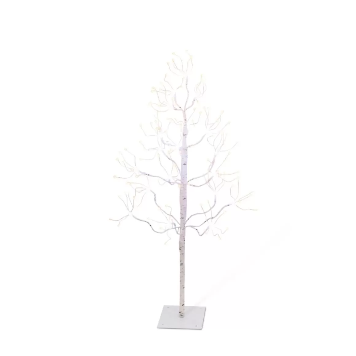 Gerson 3' White Electric Birch Tree With Led Lights