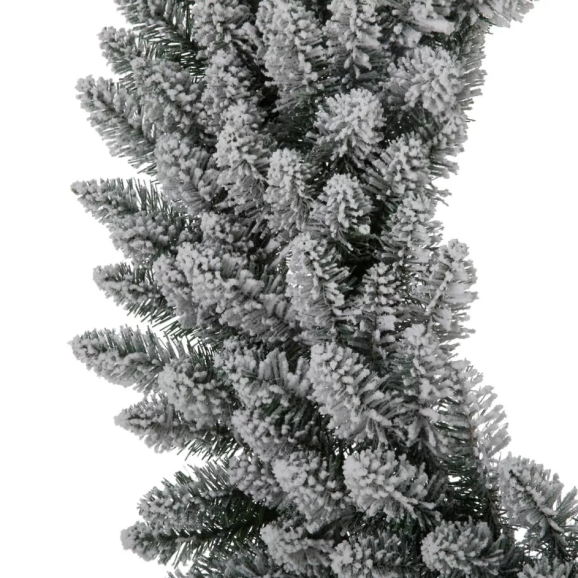 Glitzhome 36" D Oversized Pre-Lit Snow Flocked Christmas Wreath