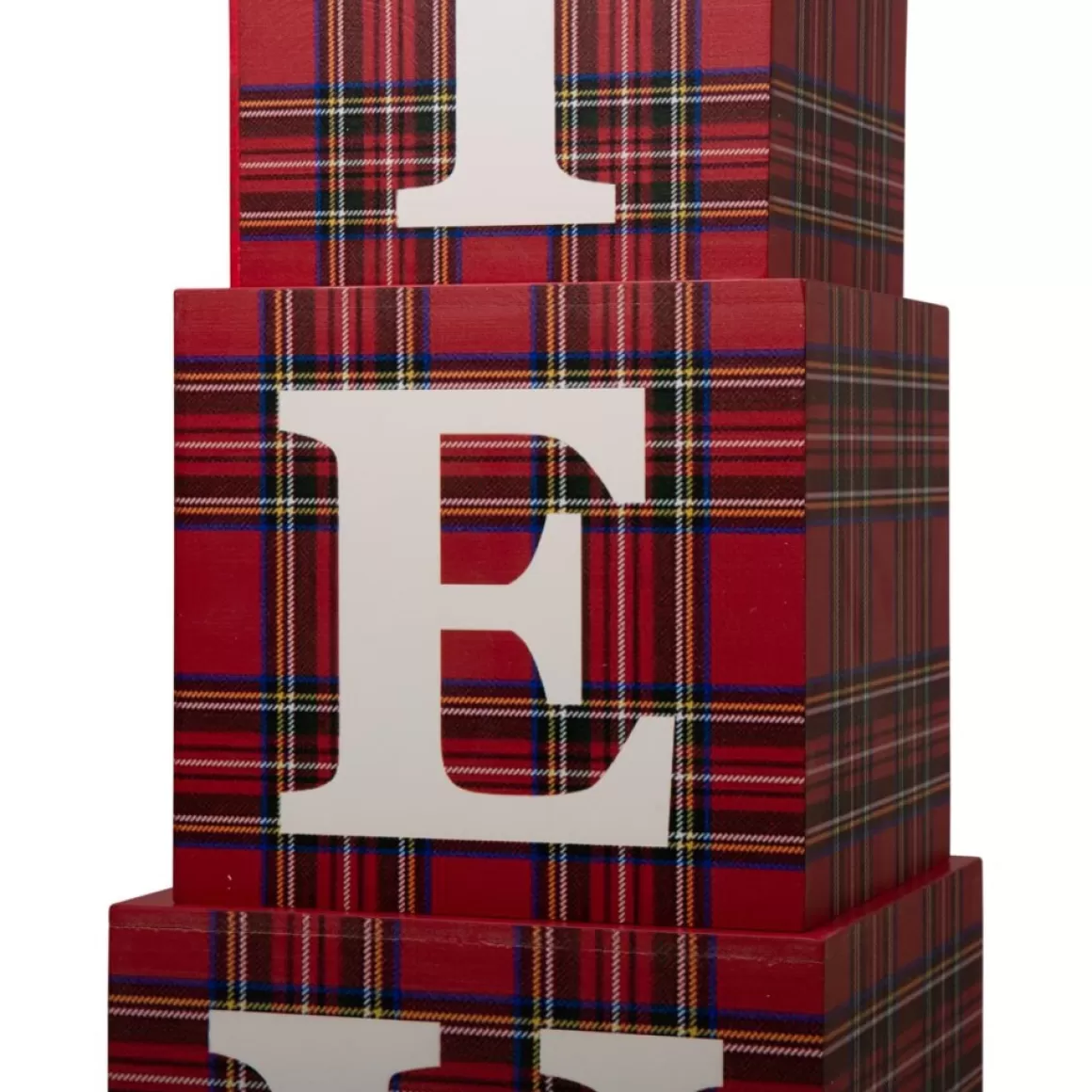 Glitzhome 42"H Wooden Believe Double Sided Porch Decor