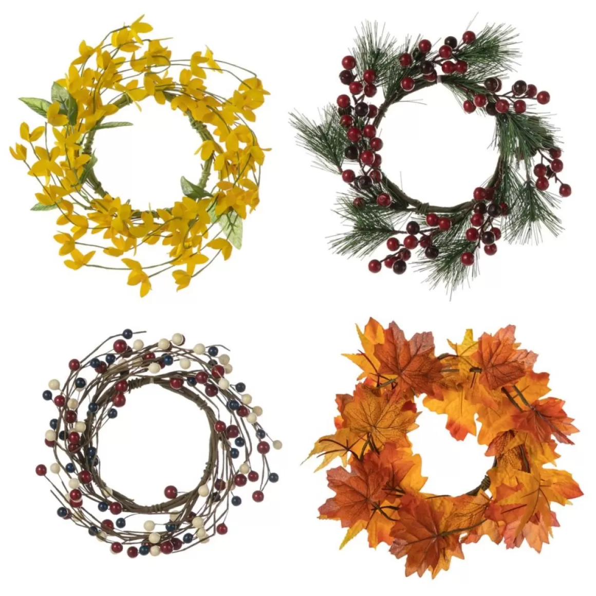 Glitzhome 60" Wooden Welcome Porch Sign W/4 Interchangeable Wreaths