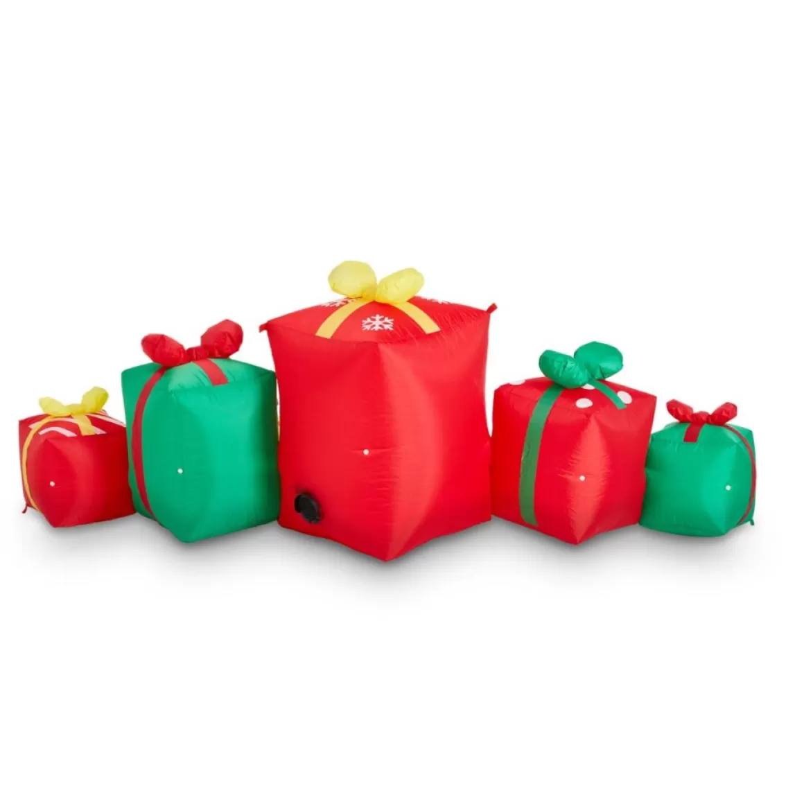 Glitzhome 8' Lighted Inflatable Gift Boxes Decor
