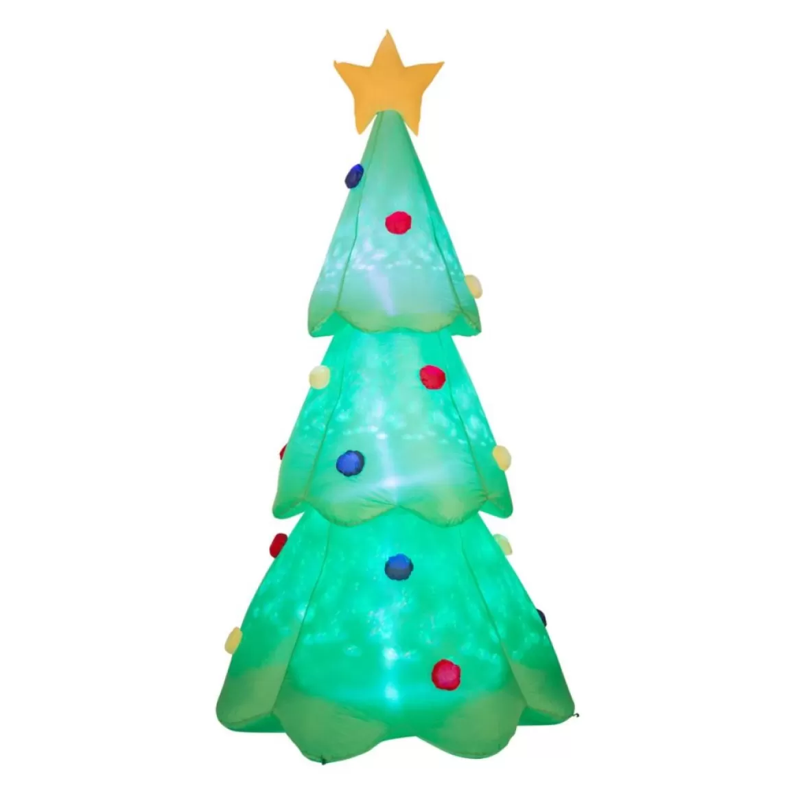 Glitzhome 9' Lighted Inflatable Christmas Tree Decor