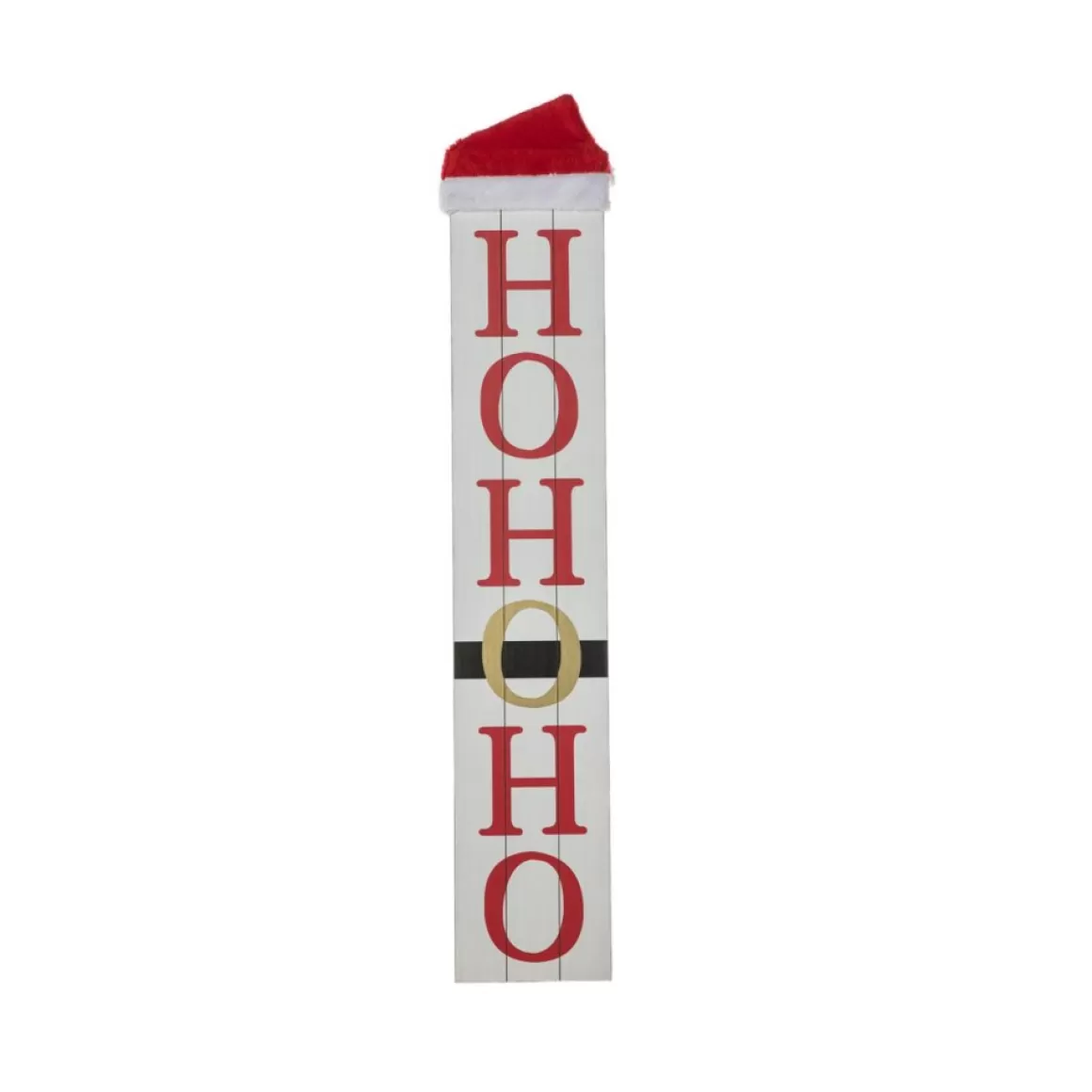 Glitzhome Reversible Wooden Hohoho/Snowman Porch Sign