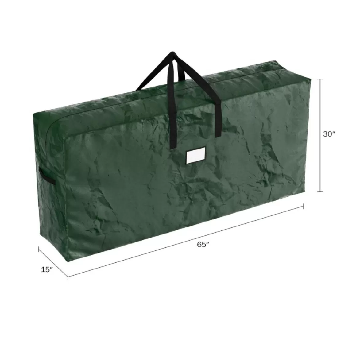Hastings Home 2-Piece Christmas Decor Storage Bags - Green