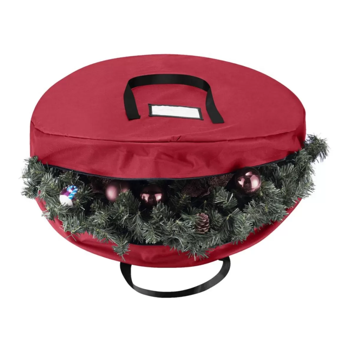 Hastings Home 36" Round Artificial Wreath Storage Bag