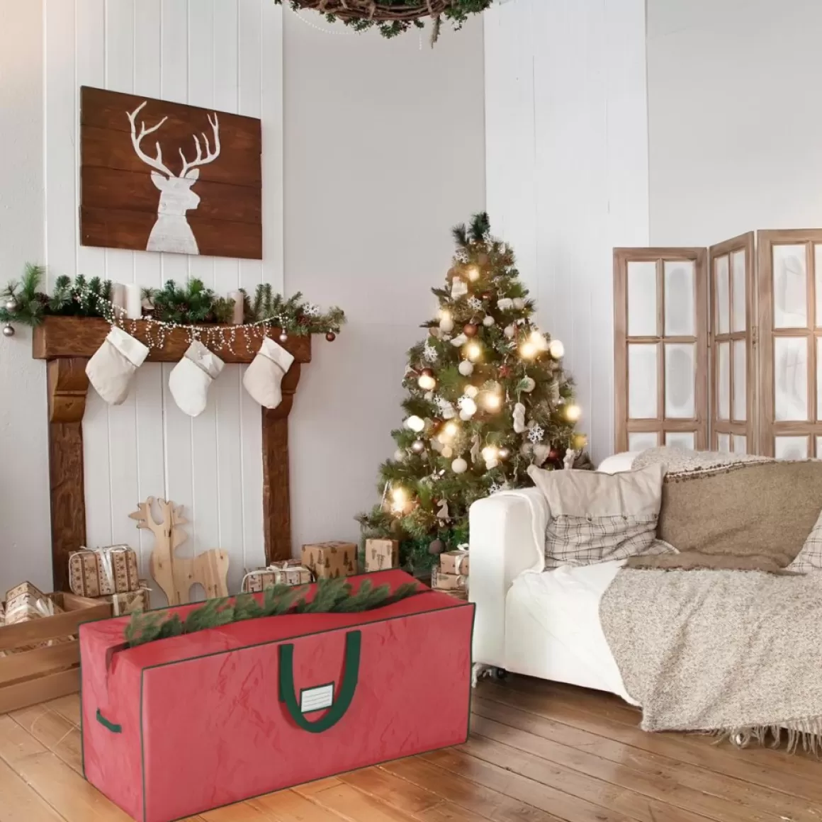 Hastings Home Christmas Tree Storage Bag For 7.5' Artificial Trees