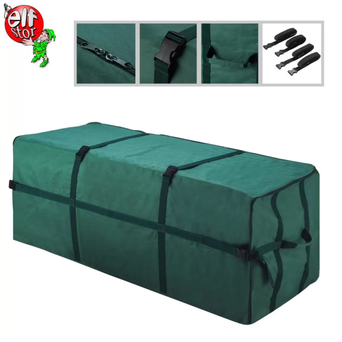 Hastings Home Christmas Tree Storage Bag For 7.5' Trees W/ Straps