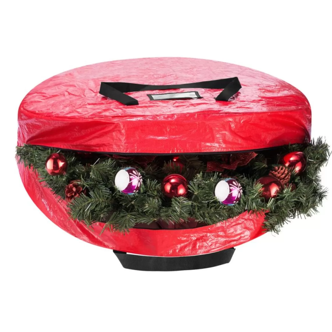Hastings Home Tree And Wreath Storage Bag Set - Red