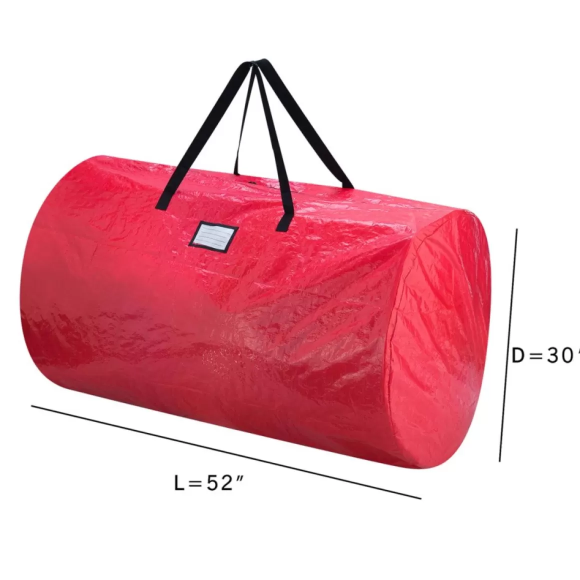 Hastings Home Tree And Wreath Storage Bag Set - Red