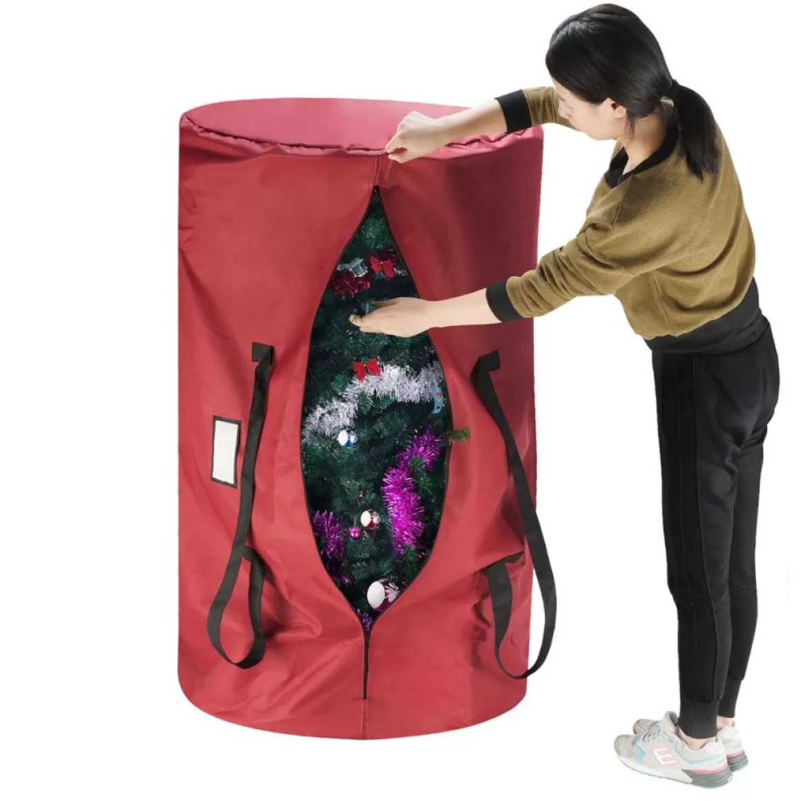 Hastings Home Up To 16' Artificial Christmas Tree Storage Bag Set Of 2