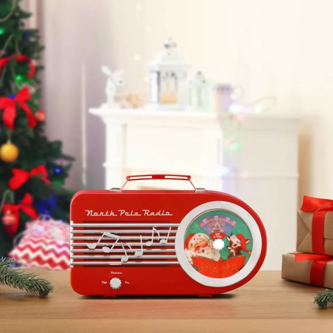 Mr. Christmas 10.5" North Pole Radio