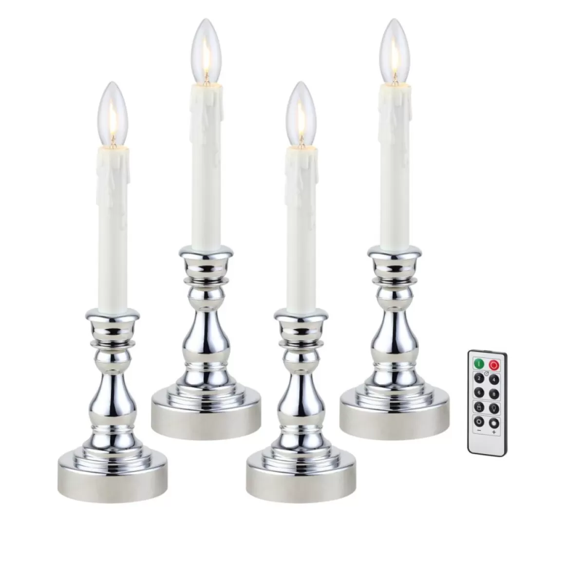 Mr. Christmas 13.5 Window Taper Candles - Set Of 4