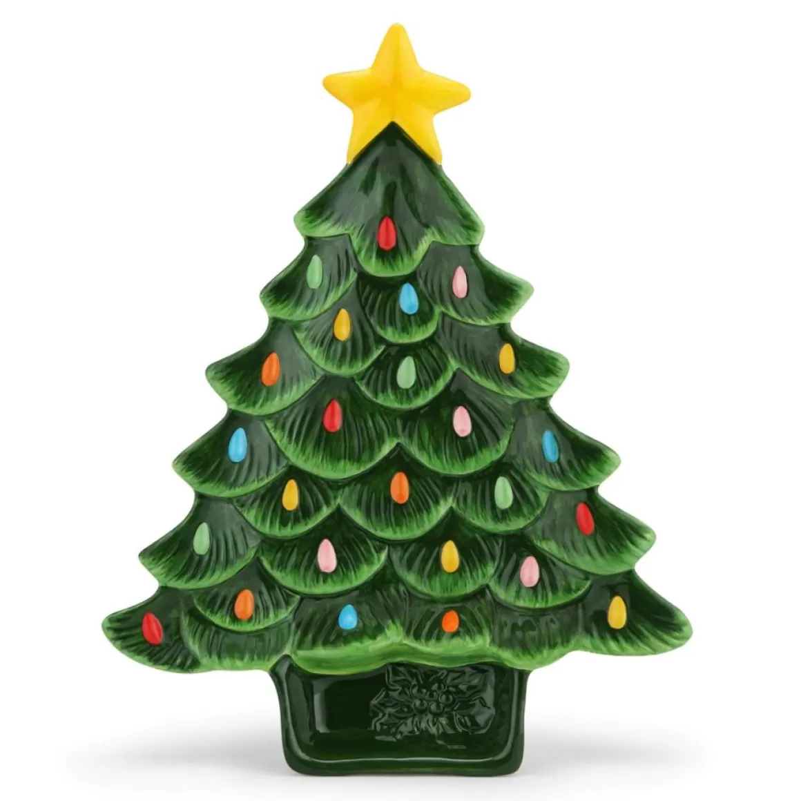 Mr. Christmas 14.25''Tree Platter With Dip Section