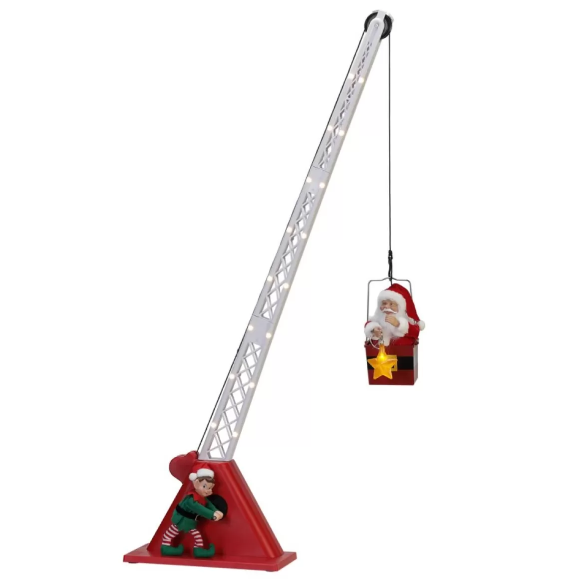 Mr. Christmas 44" Santa's Christmas Crane