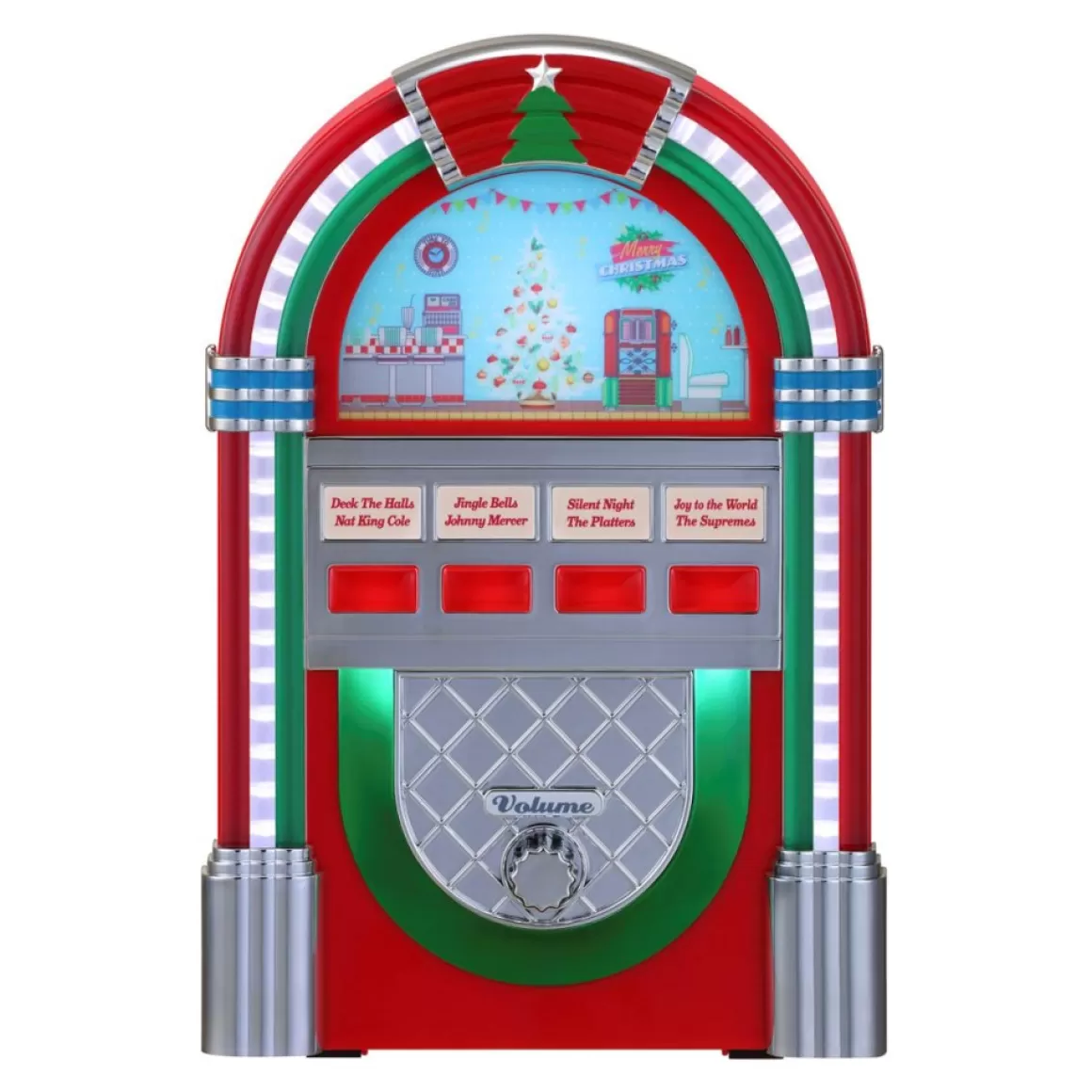 Mr. Christmas 9" Vintage Holiday Jukebox
